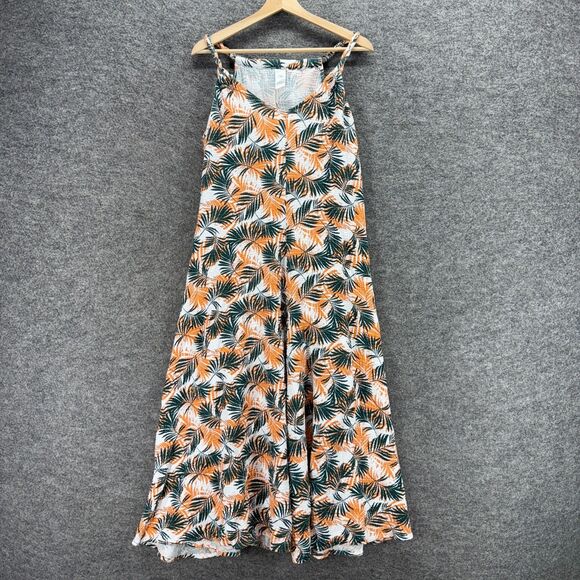 Serra Dresses & Skirts - Serra Dress Women M Medium White Floral Shift Midi V-Neck Sleeveless Cotton